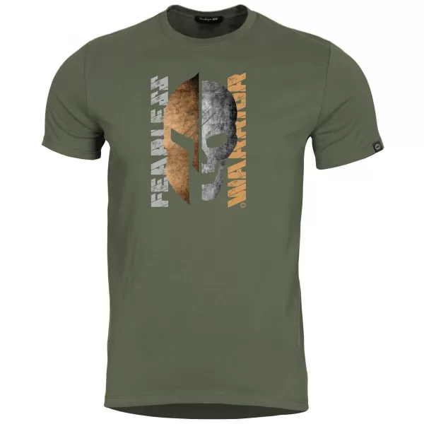  Herren-T-Shirt PENTAGON AGERON FEARLESS K09012-FE OLIVGRÜN 