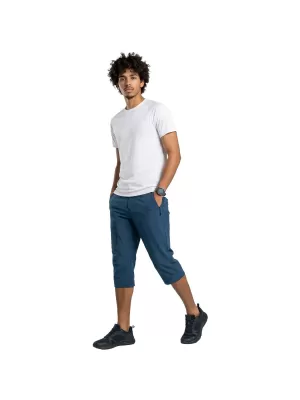 Caprihose für Herren ALPINE PRO WEDER 2 BLAUGRÜNER FLÜGEL