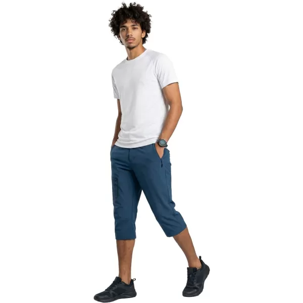  Caprihose für Herren ALPINE PRO WEDER 2 BLAUGRÜNER FLÜGEL 