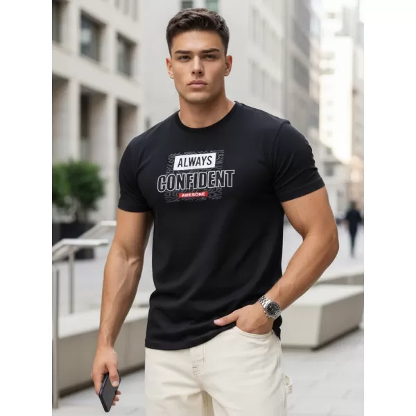  Herren-T-Shirt DSTREET RX5407 SCHWARZ 