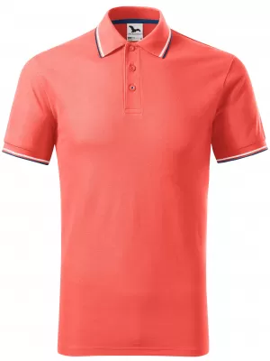 Herren-T-Shirt mit Kragen MALFINI FOCUS 232 KORALLE