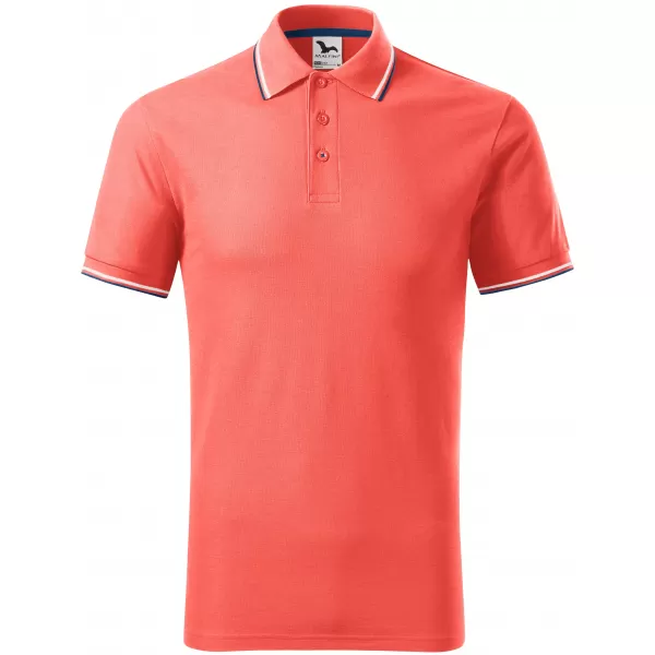  Herren-T-Shirt mit Kragen MALFINI FOCUS 232 KORALLE 