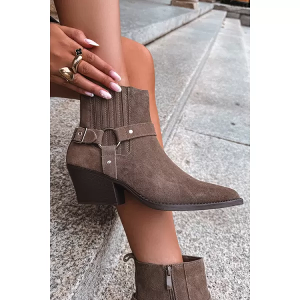  Damen-Stiefeletten BOTO NC1360K BRAUN 