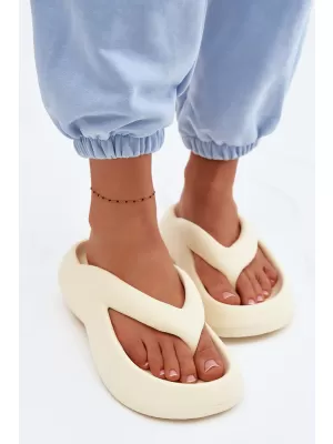 Damen-Flip-Flops BOTO SS-125 BEIGE