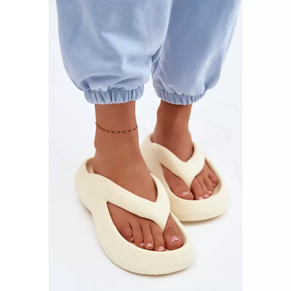  Damen-Flip-Flops BOTO SS-125 BEIGE 