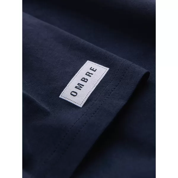  Herren-T-Shirt OMBRE OM-TSPT-0269 MARINEBLAU 