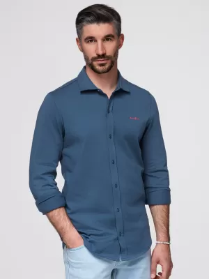 Herrenhemd OMBRE K697 DENIM