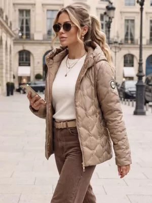 Damenjacke DSTREET TY5882 BEIGE