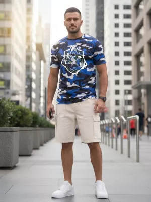 Herren-T-Shirt DSTREET NX2003R-BL-M BLAU