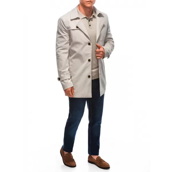  Herrenmantel EDOTI C570 HELLBEIGE 