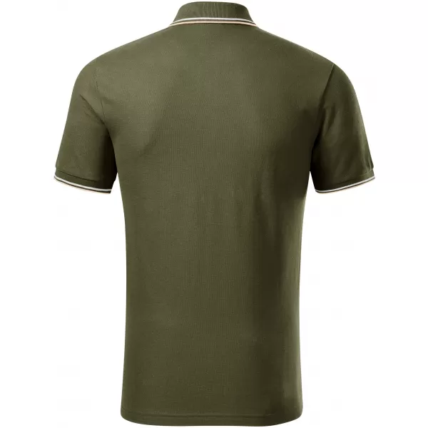  Herren-T-Shirt mit Kragen MALFINI FOCUS 232 MILITÄR 