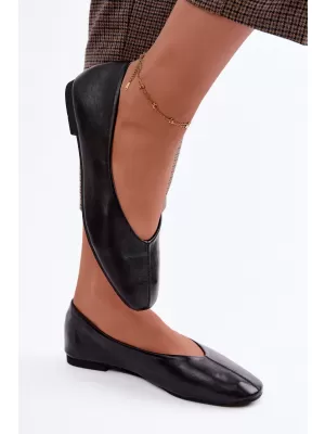 Ballerinas für Damen BOTO JH602P SCHWARZ