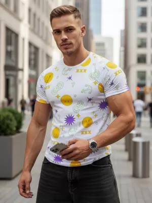 Herren-T-Shirt DSTREET RX4993 WEIß