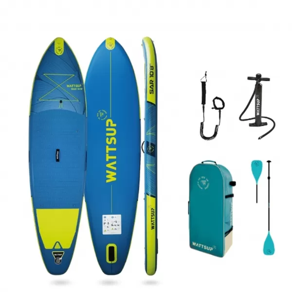 Paddle-Board WATTSUP Sar 108 Minicombo BLAU 