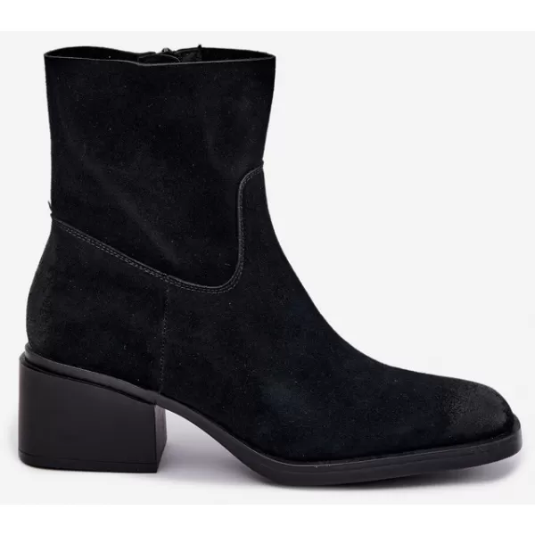  Damen-Stiefeletten BOTO 9624 SCHWARZ 