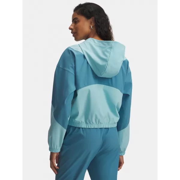  Damenjacke UNDER ARMOUR RIVAL WOVEN JKT HD 6004849-425 BLAU 