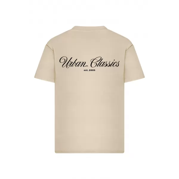  Herren-T-Shirt URBAN CLASSICS TB8757 WEIß/SAND 