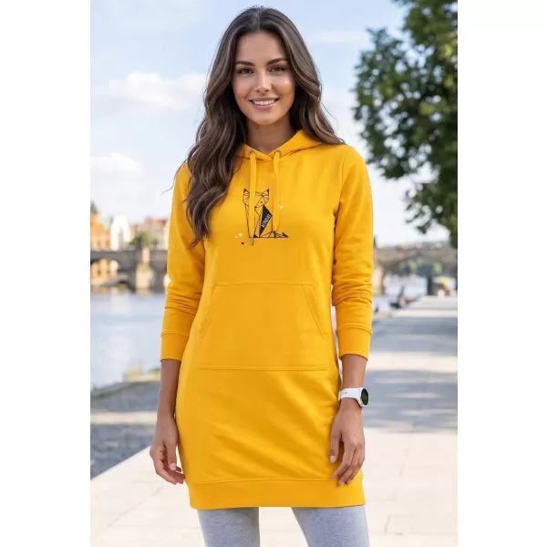  Erweitertes Damen-Sweatshirt ALTISPORT ALW091419 BERNSTEIN 