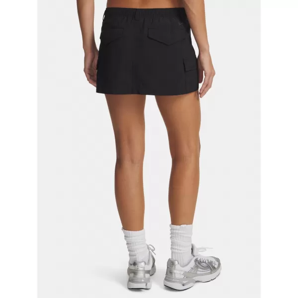  Damen-Shorts UNDER ARMOUR UNSTOPPABLE UTILITY SKIRT 6009725-008 SCHWARZ 