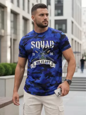 Herren-T-Shirt DSTREET NX2005R-RB-M BLAU