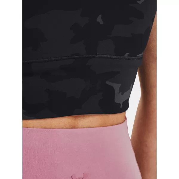  Damen-Tanktop UNDER ARMOUR MERIDIAN FITTED CROPTANKPRNT 1380983-021 SCHWARZ 