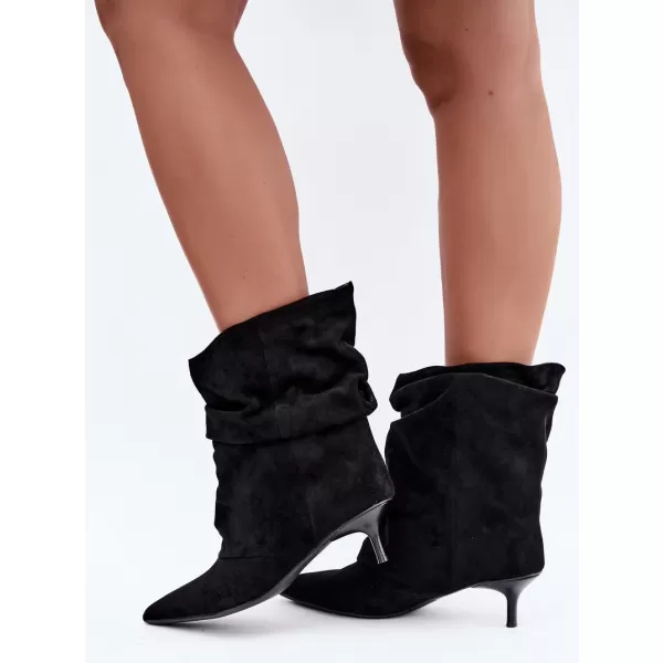  Damen-Stiefeletten BOTO 7100 SCHWARZ 