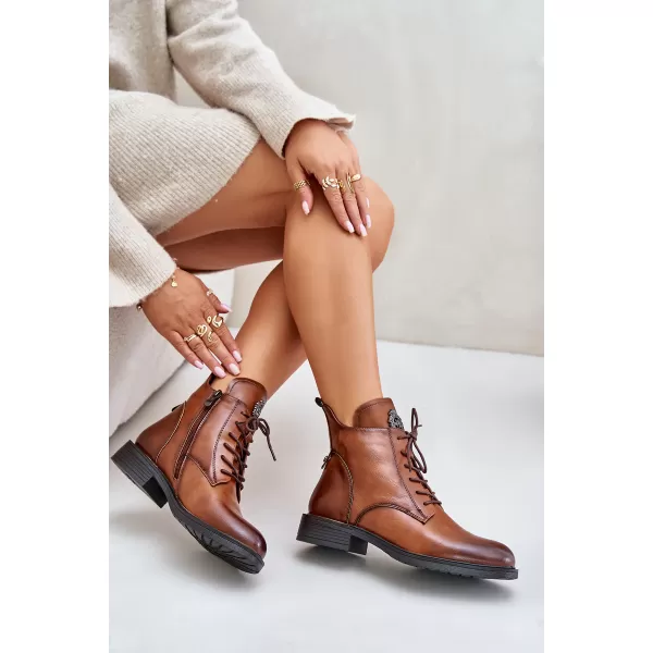  Damen-Stiefeletten BOTO 24BT02-7976 KAMEL 