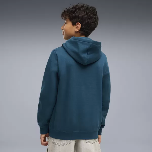  Kinder-Sweatshirt PUMA ESS 2 COLOR NO. 1 LOGO HOODIE FL B 68582236 MITTERNACHTSBENZIN 