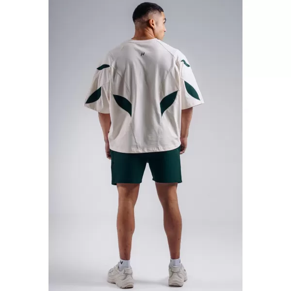  Übergroßes Pump-Cover-T-Shirt NEBBIA PRIMAL 871 CREME 