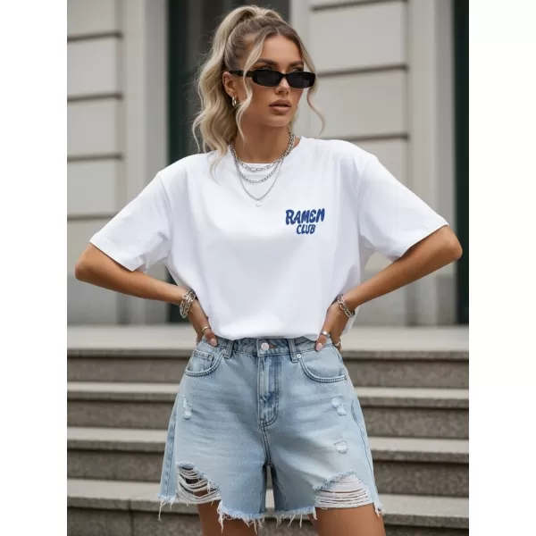  Damen-T-Shirt DSTREET NX9506RY-WH-O WEIß 