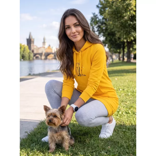  Erweitertes Damen-Sweatshirt ALTISPORT ALW091419 BERNSTEIN 