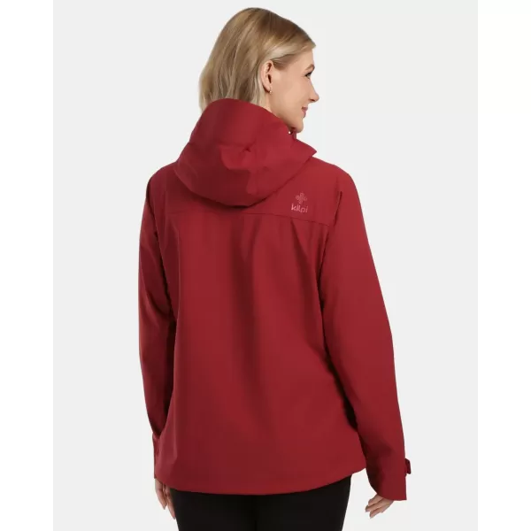  Damen-Hardshelljacke KILPI MONTANA-W 1L0102KI DUNKELROT 