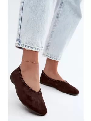Ballerinas für Damen BOTO 9897 BRAUN