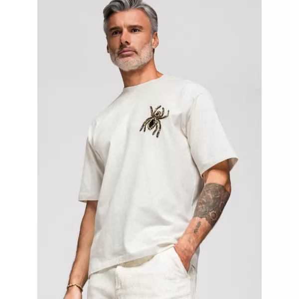  Herren-T-Shirt OMBRE OM-TSCT-0277 CREMEFARBEN 