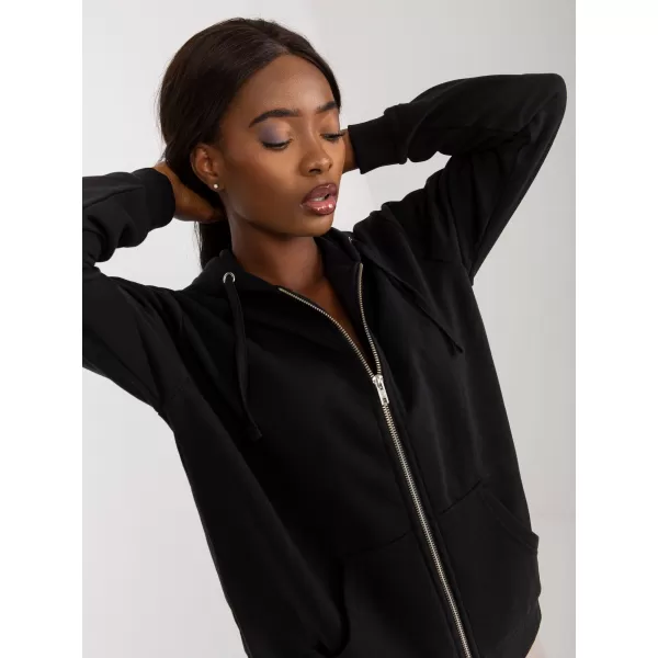  Damen-Sweatshirt BASIC FEEL GOOD B-002.72 NOIR 