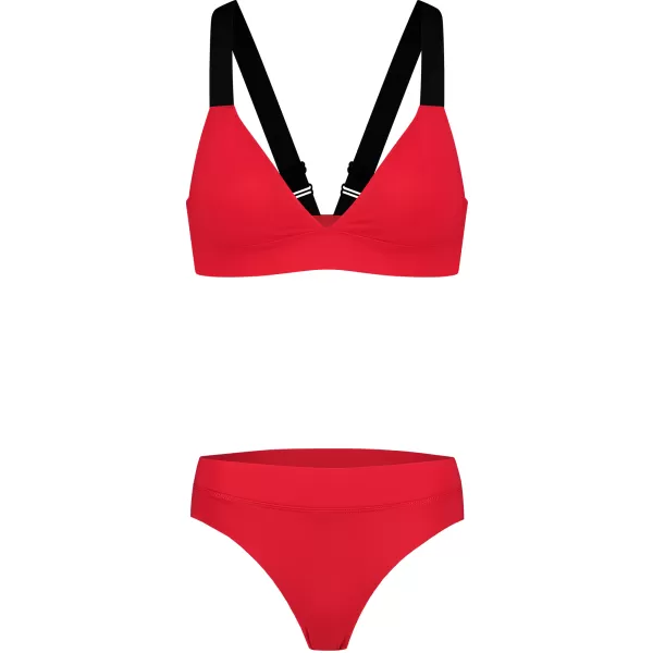  Bikinihose für Damen NORDBLANC ETHEREAL NBSSS8241 ROT 
