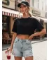 Damenbluse DSTREET RY2496 SCHWARZ