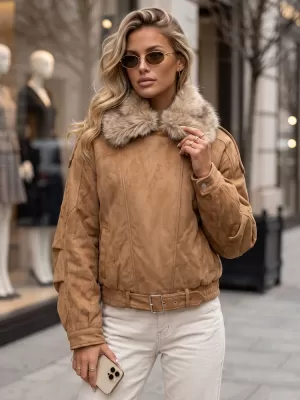 Damenjacke DSTREET TY5702 KARAMELL