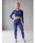 Lange Premium-Leggings für Damen (neue Größen) ALTISPORT VOJ/ALW082LEG05 DUNKELBLAU
