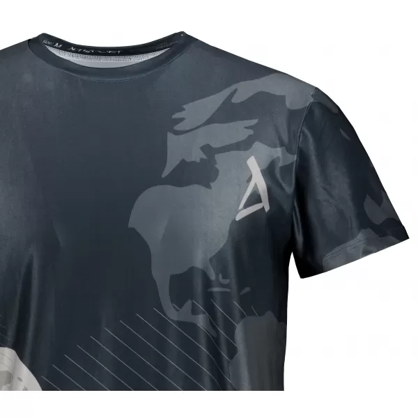  Herren Freizeithemd Premium ALTISPORT VOJ/ALM130TR06 SCHWARZ-GRAU 