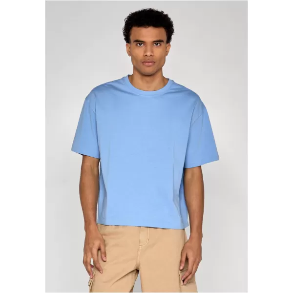  Herren-T-Shirt URBAN CLASSICS TB8398-18327 PUDERBLAU 