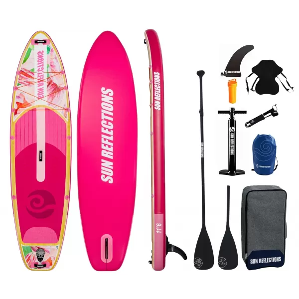  Paddle-Board SUN REFLECTIONS XXL 116 Combo SANFTES ROUGE 
