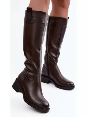 Damenstiefel SERGIO LEONE KZ-22 SCHOKOLADE