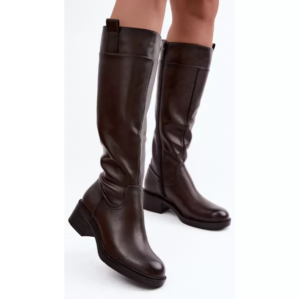  Damenstiefel SERGIO LEONE KZ-22 SCHOKOLADE 