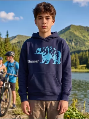Kinder-Sweatshirt ALTISPORT ALM193422 MARINEBLAU