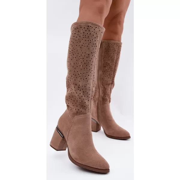 Damenstiefel S.BARSKI HY62-8122 BEIGE 