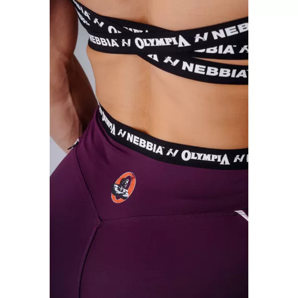 Leggings für Damen NEBBIA OLYMPIA HIGH-WAIST 935 ROTWEIN 
