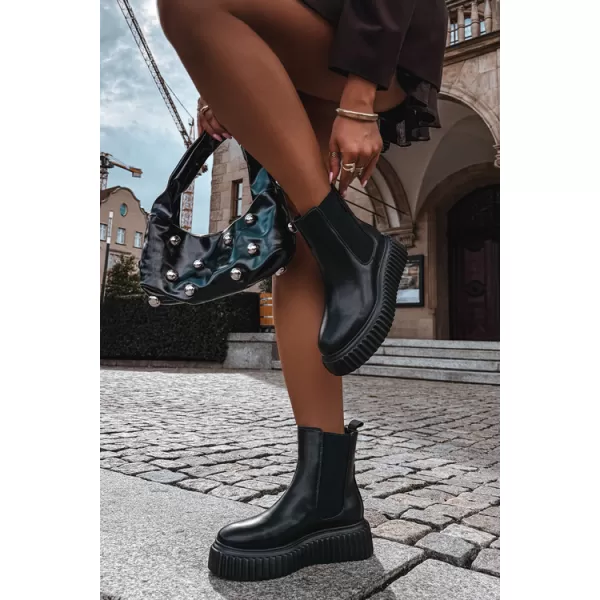  Damen-Stiefeletten BIG STAR SHOES UU274334 SCHWARZ 