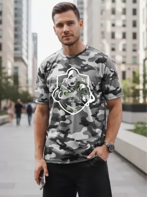 Herren-T-Shirt DSTREET NX2003R-SL-M HELLGRAU