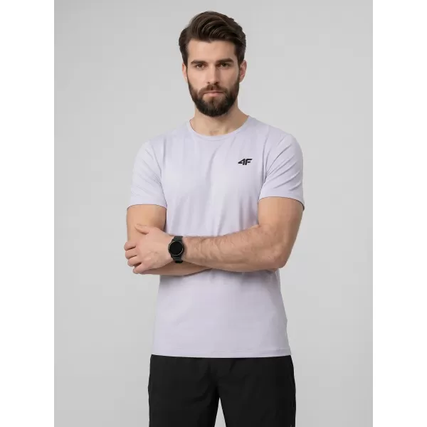  Herren-T-Shirt 4F WAW25TTSHM2373 CREMEFARBEN 
